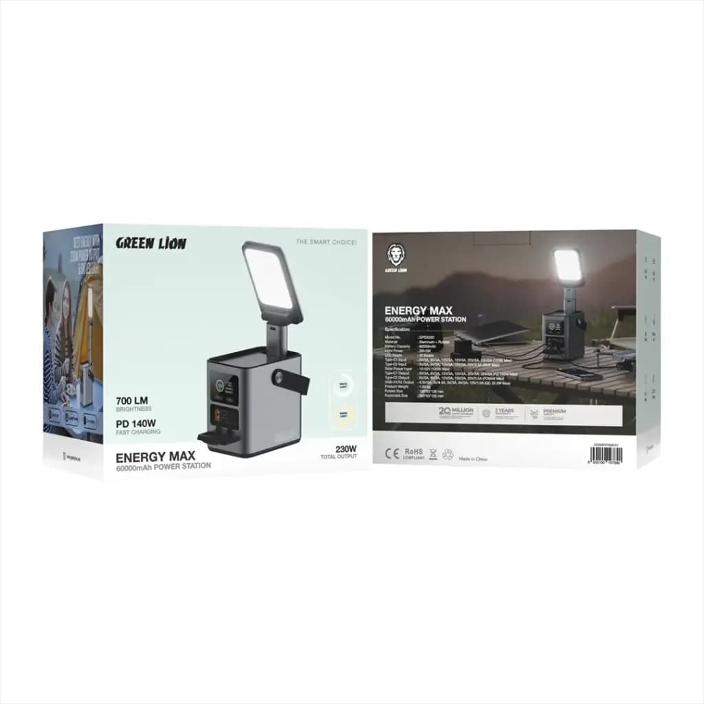 پاور استیشن گرین لاین 60000 میلی آمپر ساعت 230 وات مدل GPSX230 — تصویر ۲