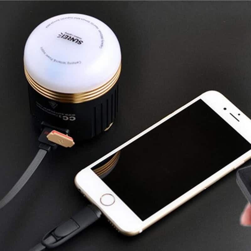پاور بانک و چراغ چادر سانری – Sunrei CC3 Power Bank Camping Light — تصویر ۳
