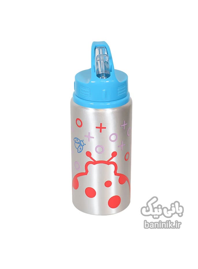 قمقمه نی دار استیل اوپس سری کفشدوزک Oops Steel Bottle — تصویر ۴