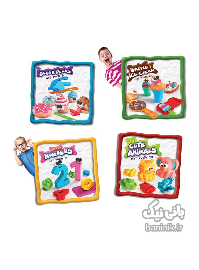 خمیر بازی 4در1 آرت کرفت مگا ست Art Craft Play Dough — تصویر ۴