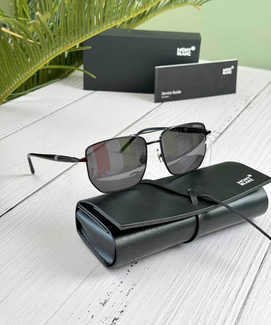عینک آفتابی مونت بلانک مدل MONT BLANC MB0347S (sl) — تصویر ۲