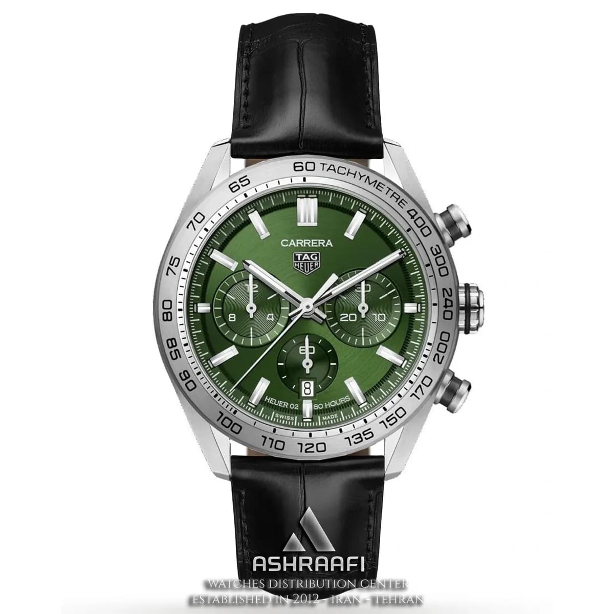 ساعت تگ هویر صفحه سبز TAG Heuer Carrera SKG18