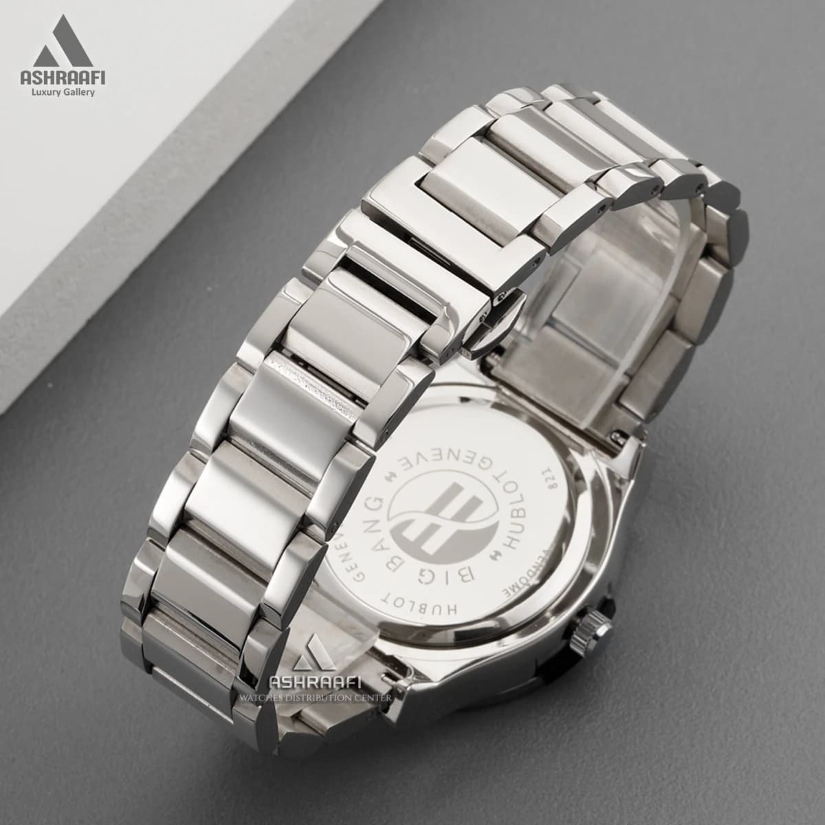ساعت هابلوت نقرهای Hublot big bang 821SS — تصویر ۴