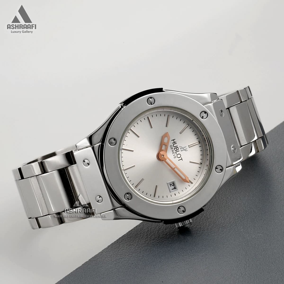 ساعت هابلوت نقرهای Hublot big bang 821SS — تصویر ۳