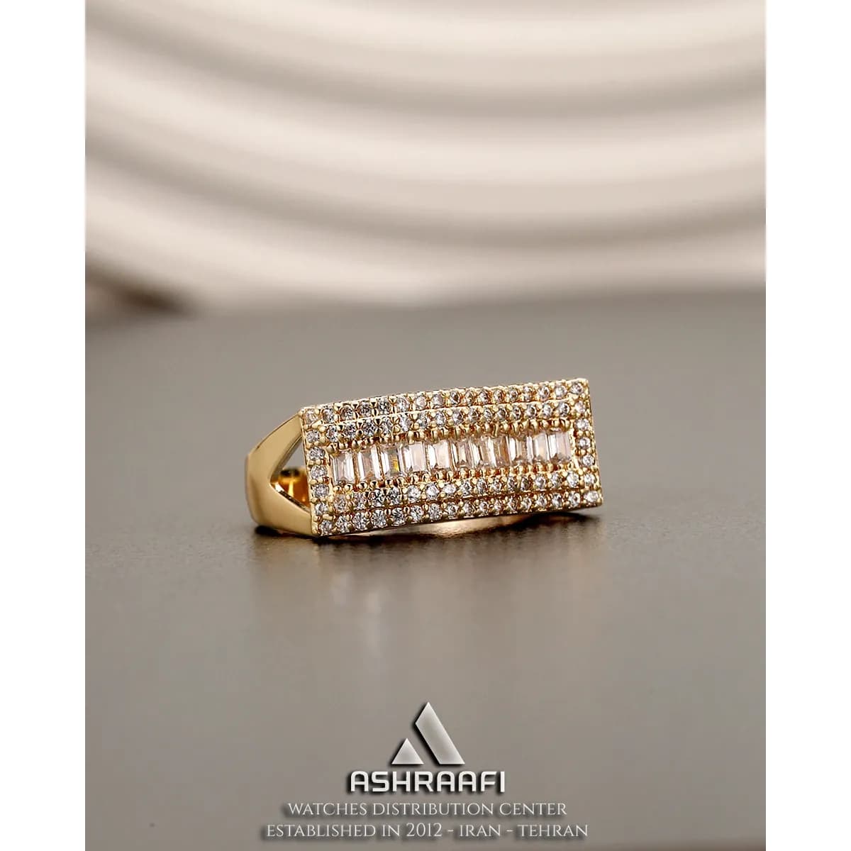انگشتر زنانه نگین دار Women Ring GD01