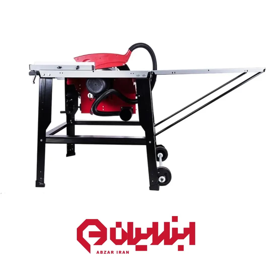 اره میزی ۳۱۵ میلیمتر دینامی با اسلاید و گونیا محک مدل TS-315B — تصویر ۳