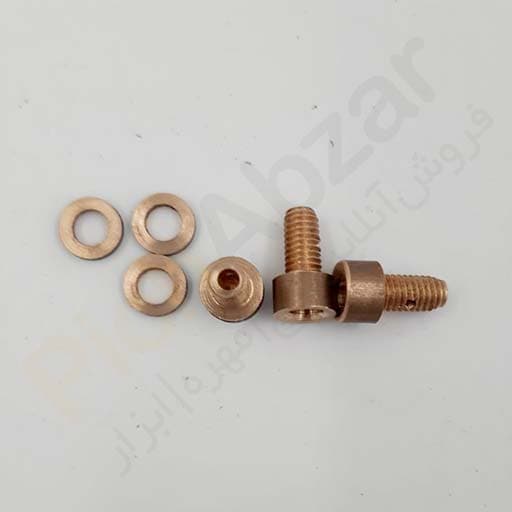 پیچ هواگیری برنجی آلنی با واشر پژو 405 — تصویر ۲