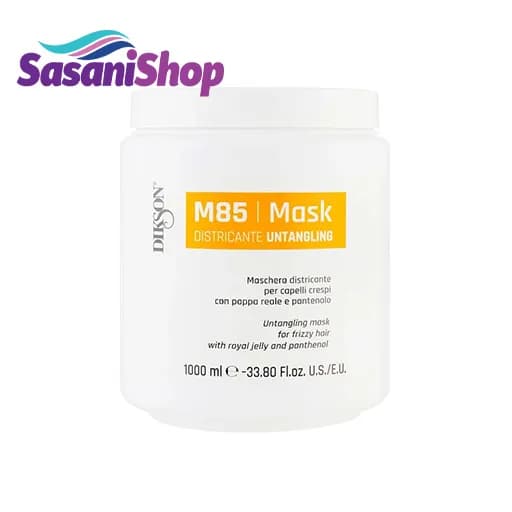 ماسک موی دیکسون M85 Districante Untangling مخصوص موهای وز فاقد سولفات حجم 1000 میلیلیتر