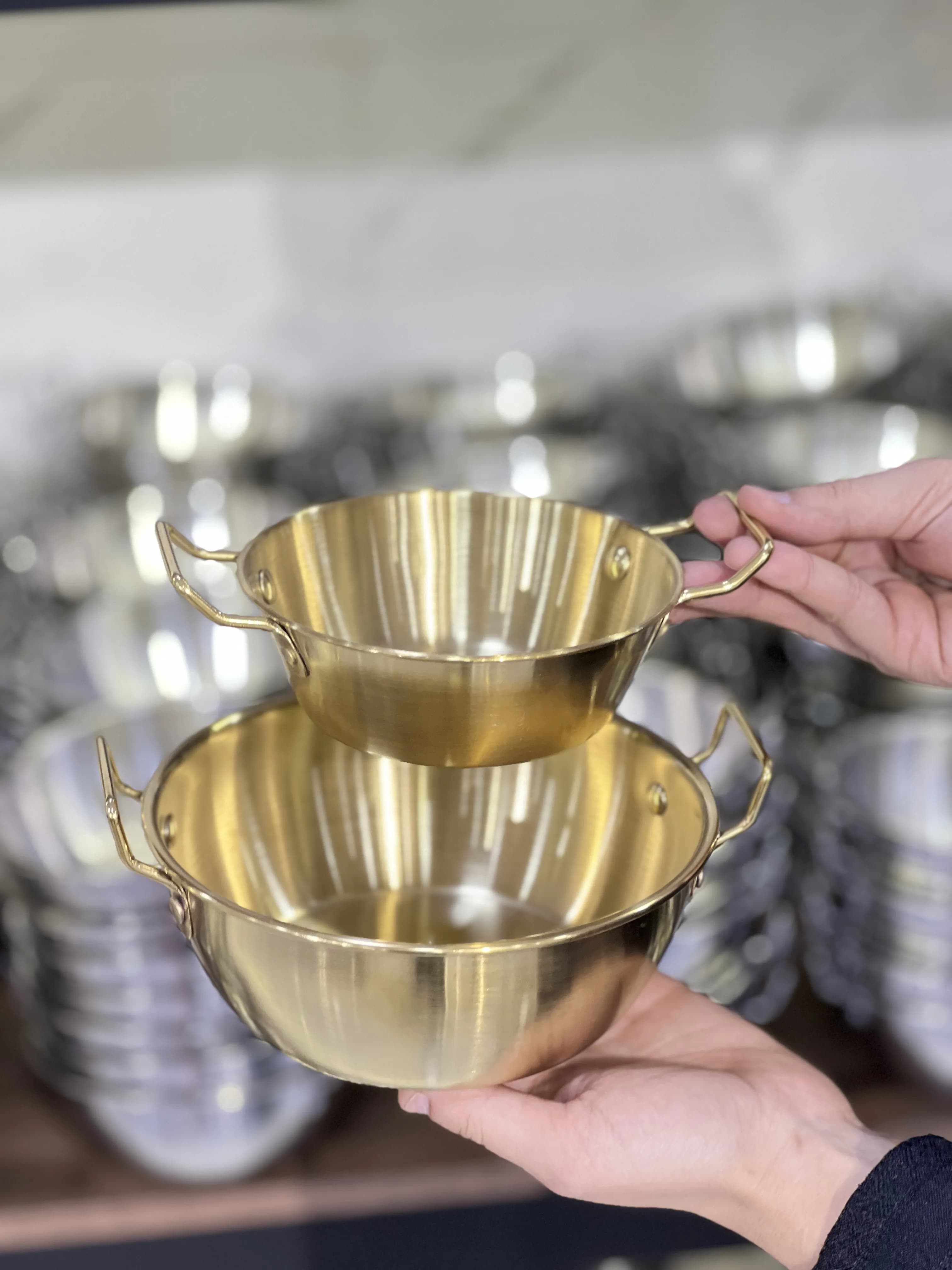 کاسه استیل 2 دسته کد 88-0611 وارداتی (x) — تصویر ۳