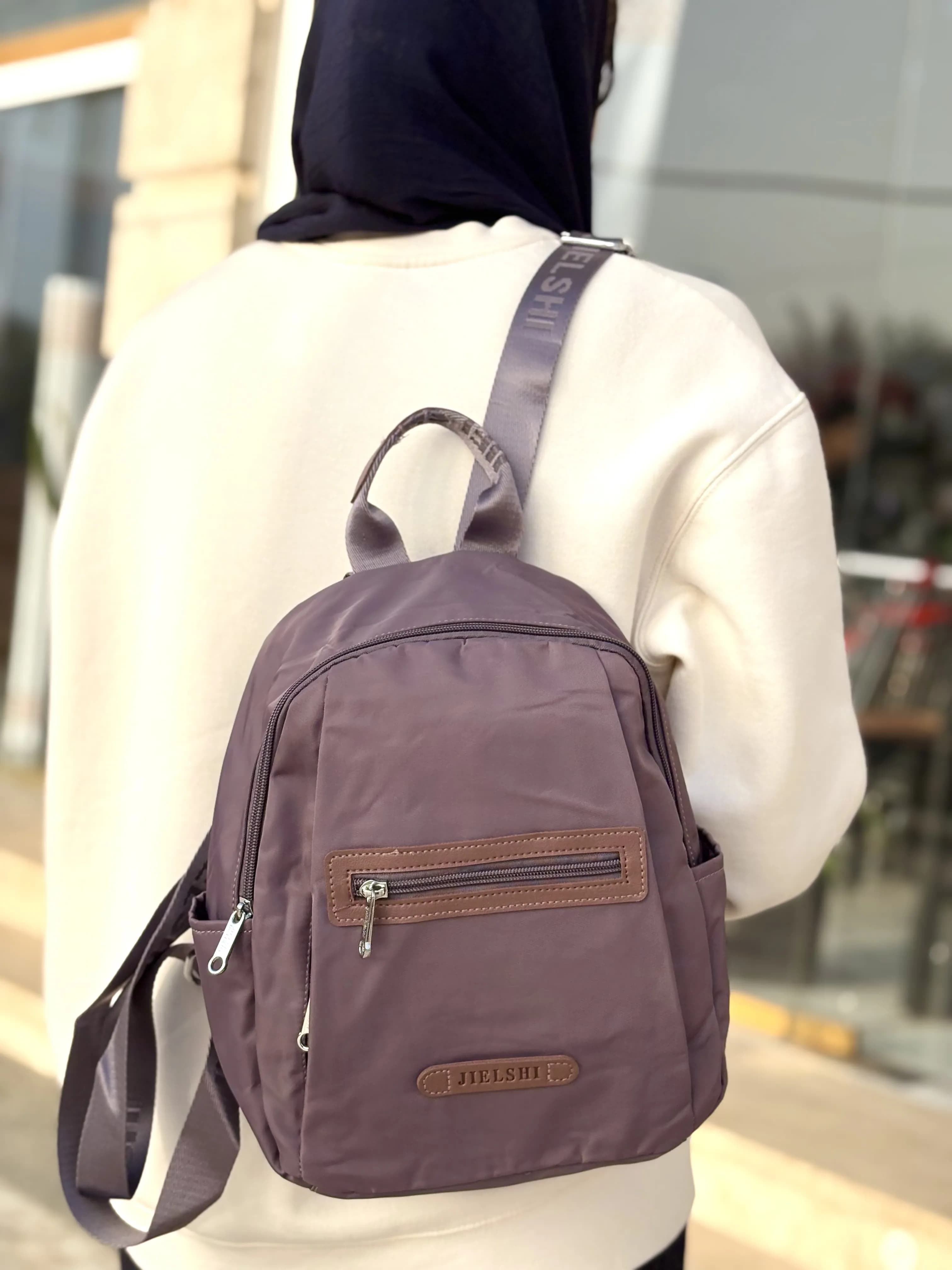 کوله پشتی برزنتی کد14-0056 وارداتی (x) — تصویر ۳