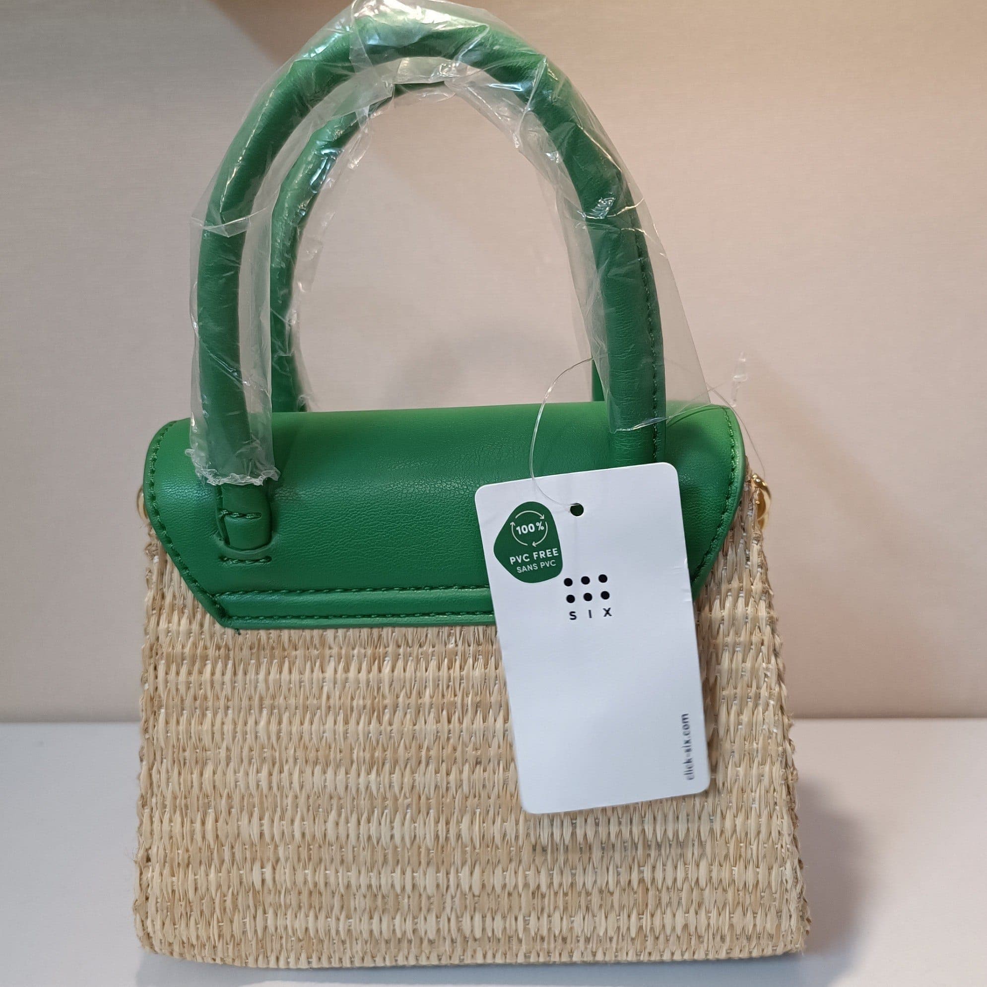 کیف حصیری بند زنجیری برند سیکس تحت لیسانس آلمان SIX 654923 — تصویر ۳