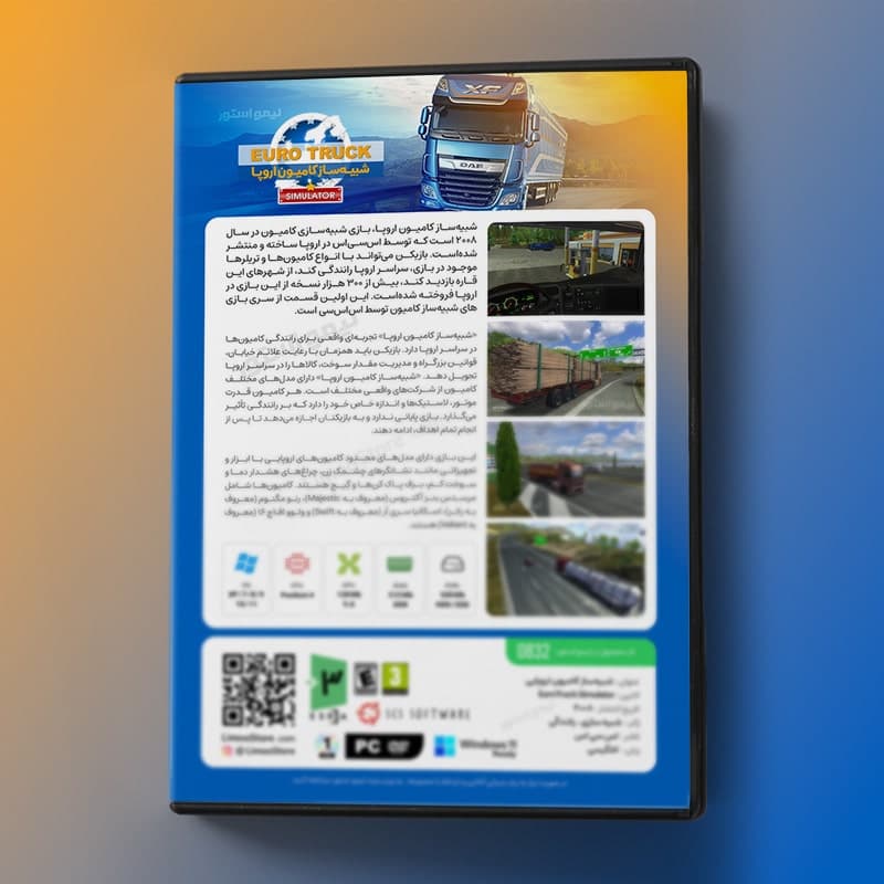 بازی Euro Truck Simulator 1 مخصوص PC نشر لیمو استور — تصویر ۲