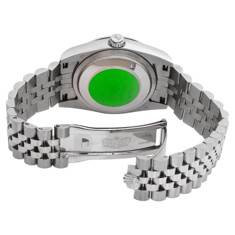 ساعت ست رولکس مدل دی جاست نقره ای صفحه سفید ROLEX Date-Just — تصویر ۲