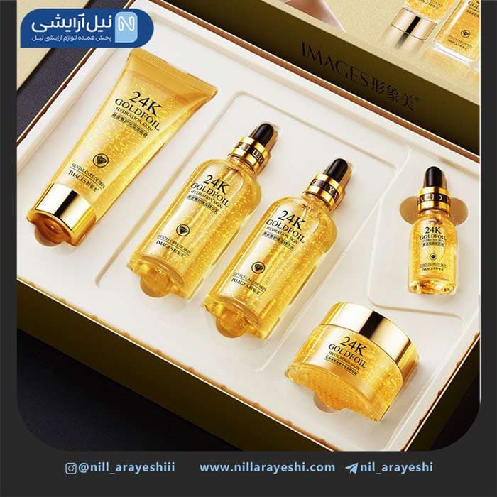 پک مراقبتی پوست طلا 24k ایمیجز کد XXM23112 — تصویر ۳