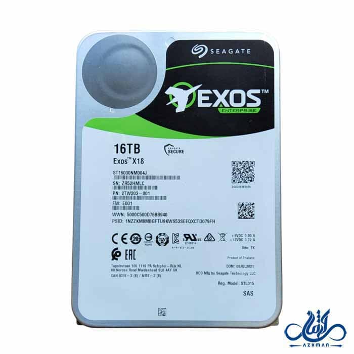 هارد سرور سیگیت Hard Drive Exos 16Tb ST16000NM004J — تصویر ۲