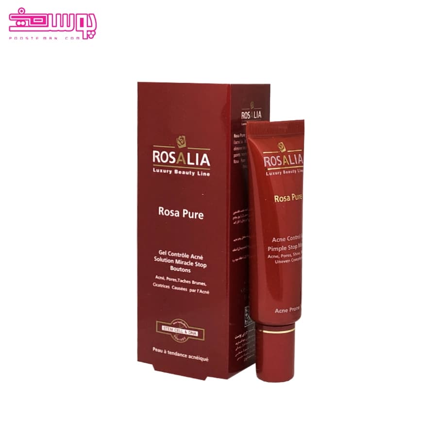 ژل ضد جوش و آکنه رزالیا مدل رزاپیور حجم 30ml — تصویر ۲