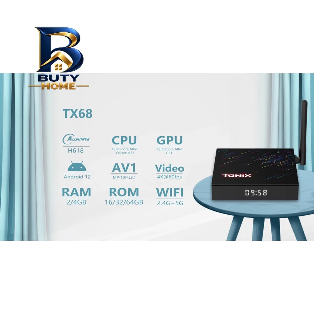 اندروید باکس تانیکس مدل TX۶۸ ۳۲/۴GB اصل — تصویر ۴