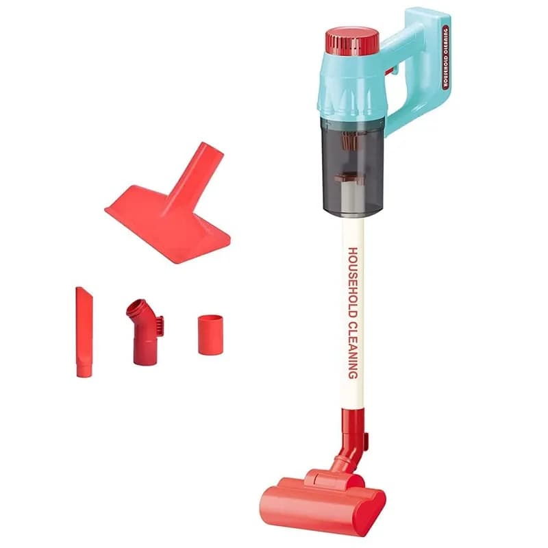 جاروبرقی اسباب بازی مدل Vacuum Cleaner موزیکال چراغدار کد HJ609 — تصویر ۲
