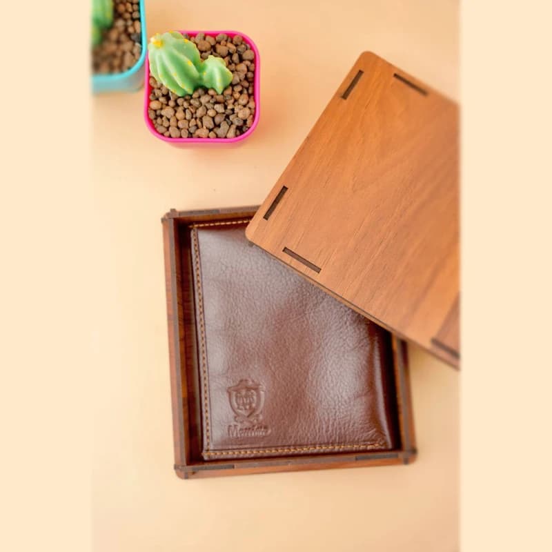 کیف پول کتابی آمریکایی مردانه 2-21 — تصویر ۳