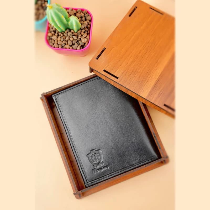 کیف پول کتابی آمریکایی مردانه 2-21 — تصویر ۲