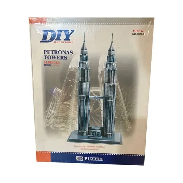 پازل ماکت سه بعدی مدل Petronas Towers کد 2803-A — تصویر ۶