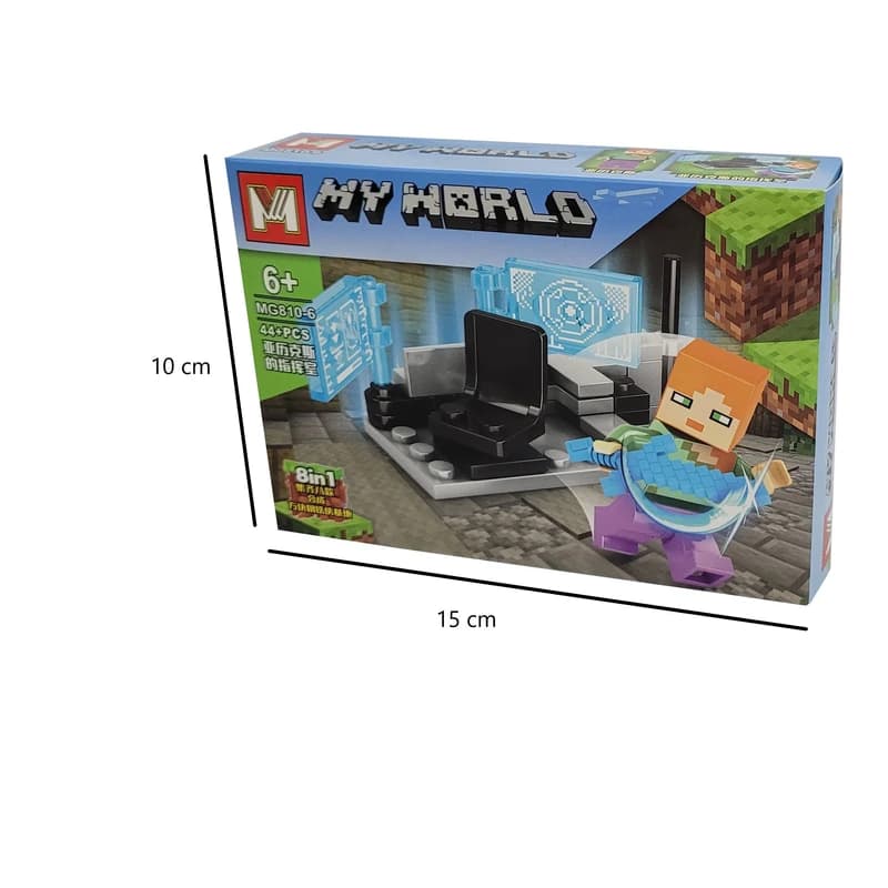 ساختنی مینگ جی مدل ماینکرافت طرح Minecraft Alex کد MG810-6 — تصویر ۲