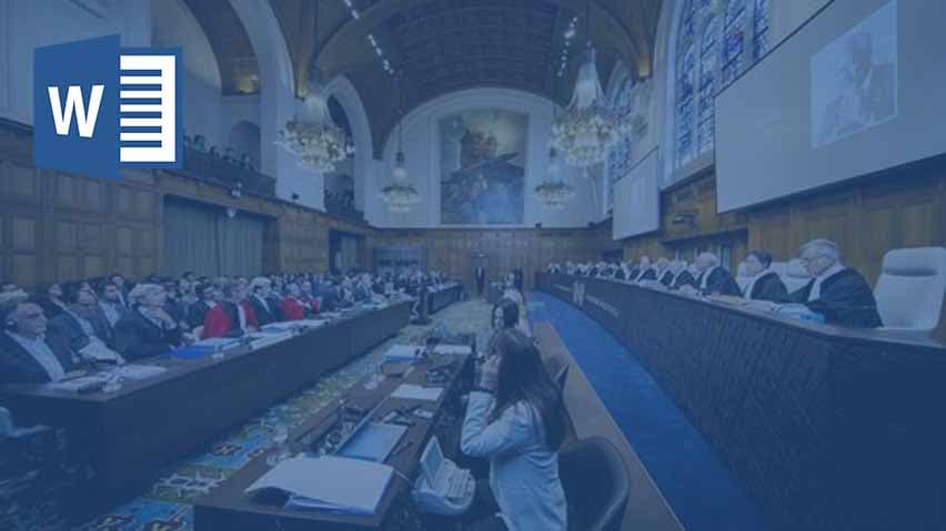 و دانلود تحقیق سازمان حقوق بین الملل لاهه