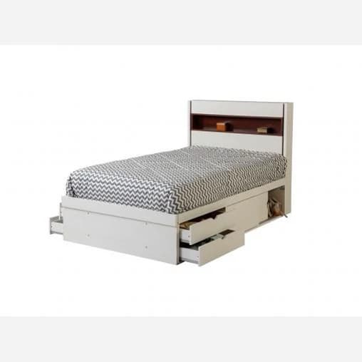 تخت خواب یک نفره کشودار ..F60024 مبلمان فرنا مدل 1141186