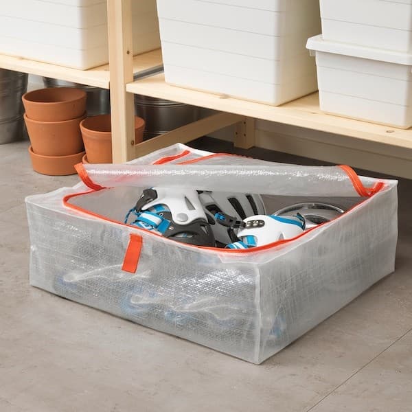 کیف ذخیره سازی ایکیا مدل PARKLA، سفید، 55x49x19 سانتی متر — تصویر ۲