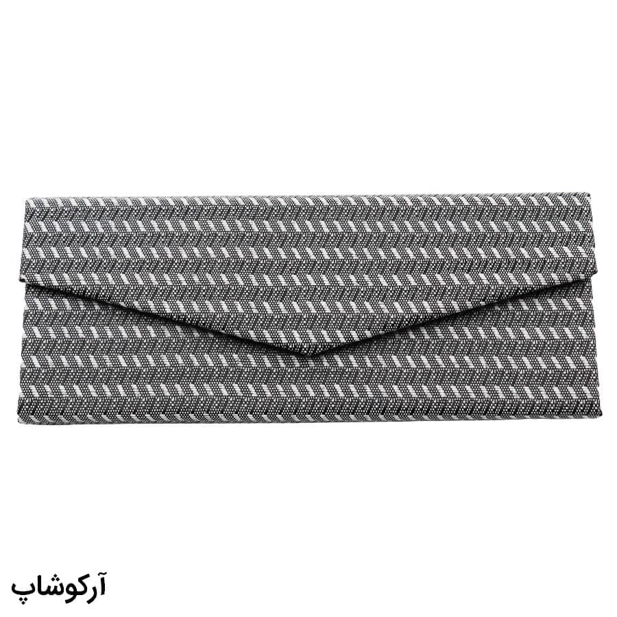 قاب عینک کتابی و مثلثی شکل با رنگ طوسی (تاشو) مدل 992601 — تصویر ۲