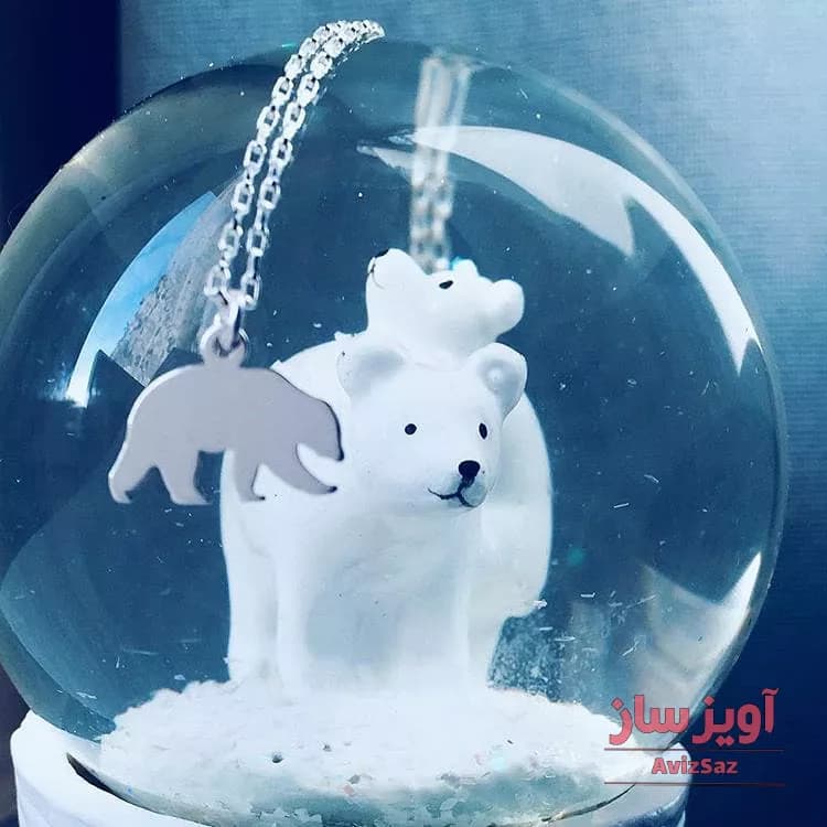 گردنبند خرس قطبی کد 100276
