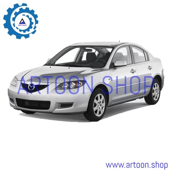 شیلنگ بالا رادیاتور آب مزدا 3 قدیم (MAZDA 3) — تصویر ۳