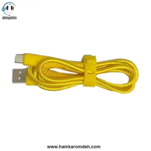 کابل BUC-301 تایپ سی 1متری بیاند BEYOND زرد — تصویر ۲