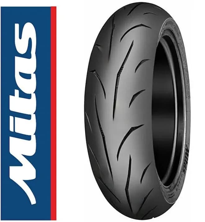 لاستیک میتاس 140/70/17 گل خلوت اسپرت فورس پلاس / + MITAS SPORT FORCE / ساخت اروپا کشور اسلوونی اصل / مناسب چرخ عقب کد 200552