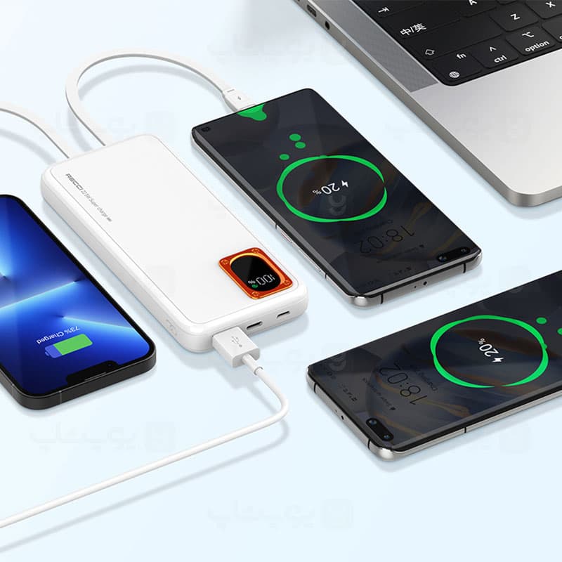 پاوربانک 10000mAh رسی مدل RECCI RPB-P28 — تصویر ۲