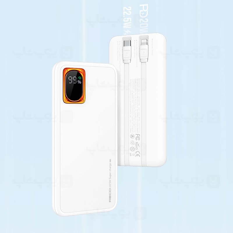 پاوربانک 10000mAh رسی مدل RECCI RPB-P28 — تصویر ۵