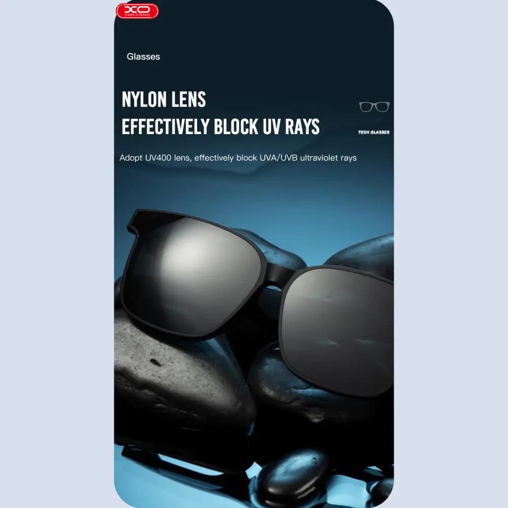 عینک آفتابی و هندزفری بلوتوث ایکس او مدل XO E5 Bluetooth Music Sunglasses Glasses — تصویر ۶