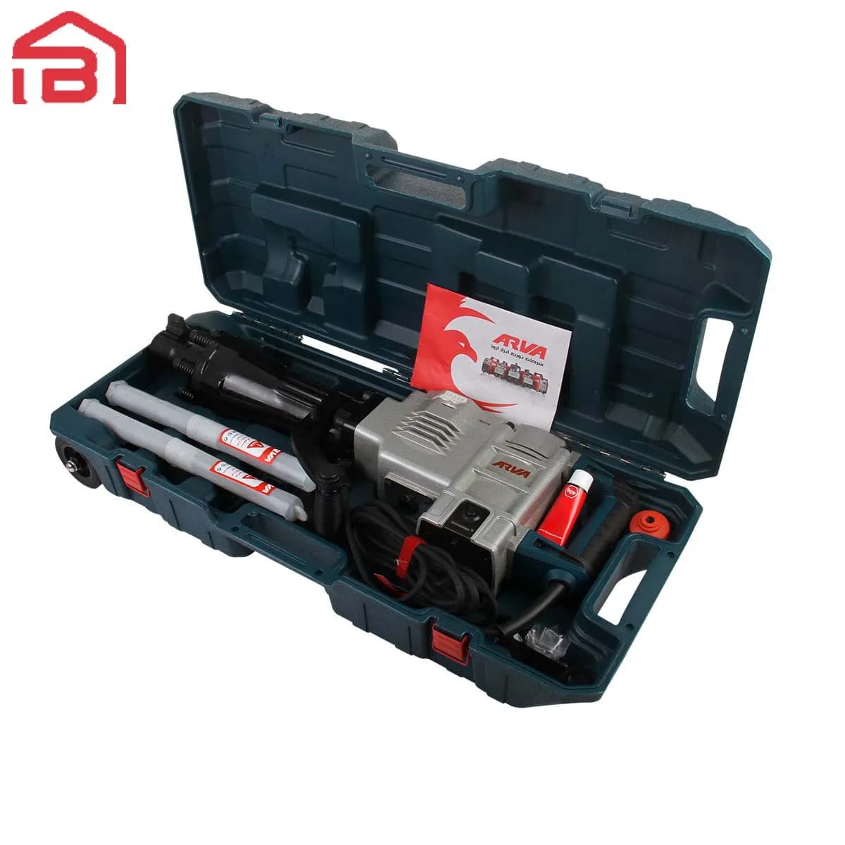 چکش تخريب 6 گوش 21/5 کيلويی 2100 وات صنعتی مدل5261 آروا — تصویر ۳