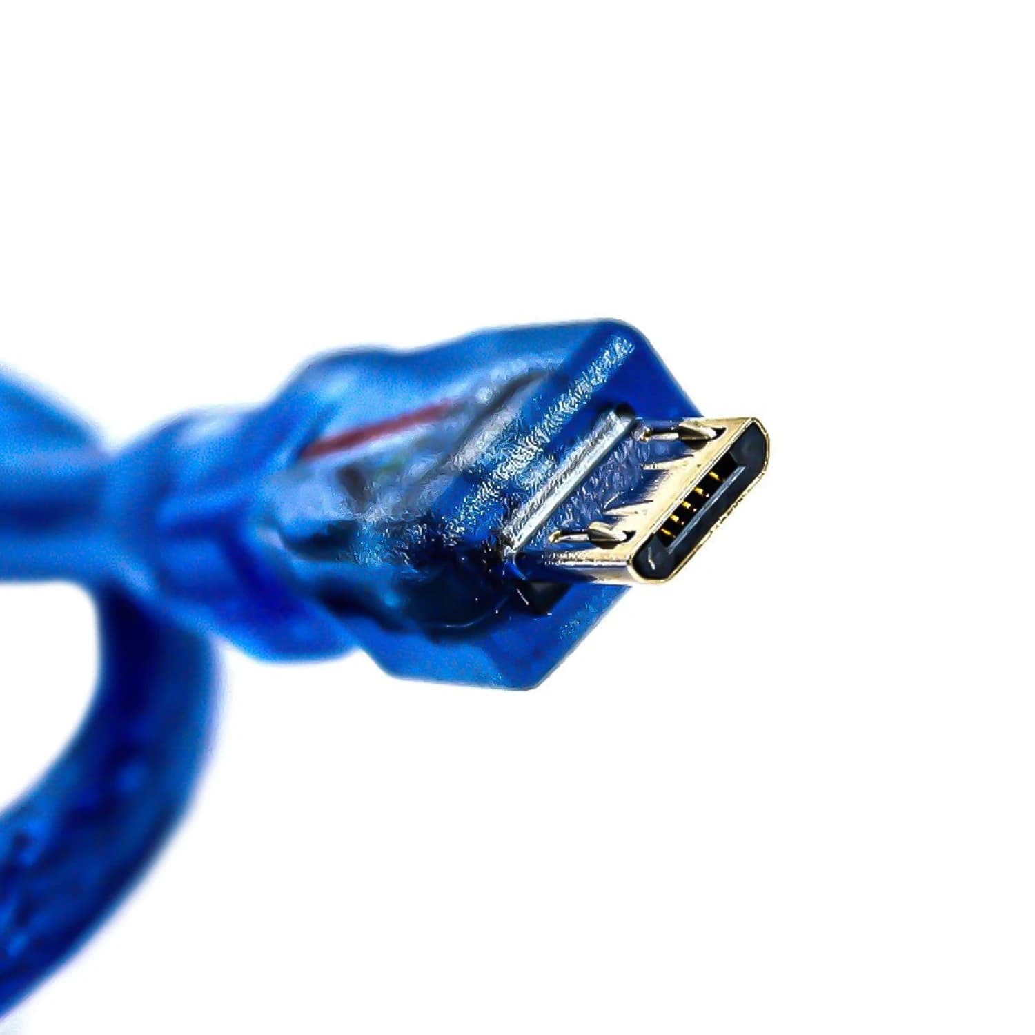 کابل نری USB به نری microUSB طول 30 سانتی متر — تصویر ۲
