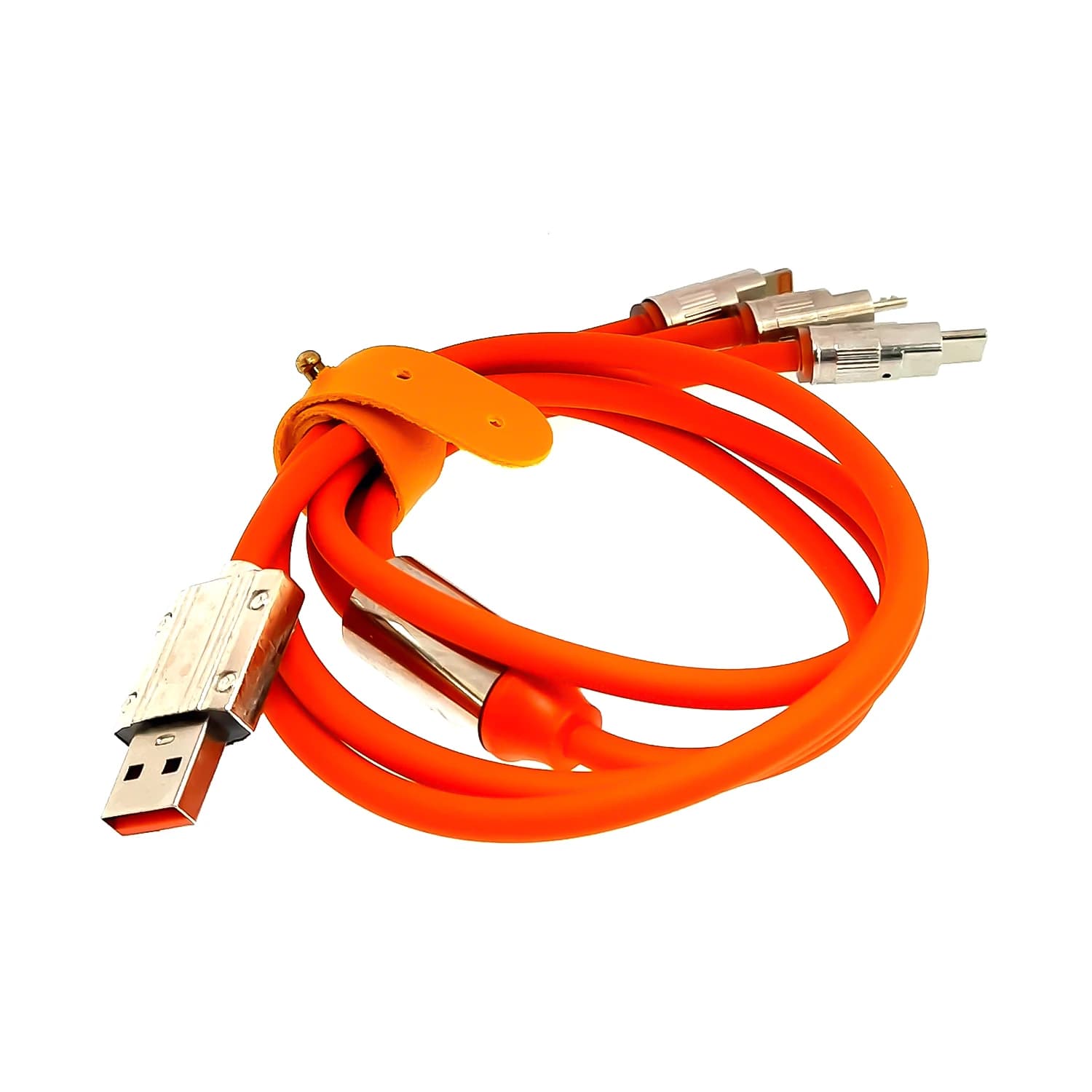 کابل شارژر USB به میکرو USB و لایتنینگ و USB-Type-C — تصویر ۳