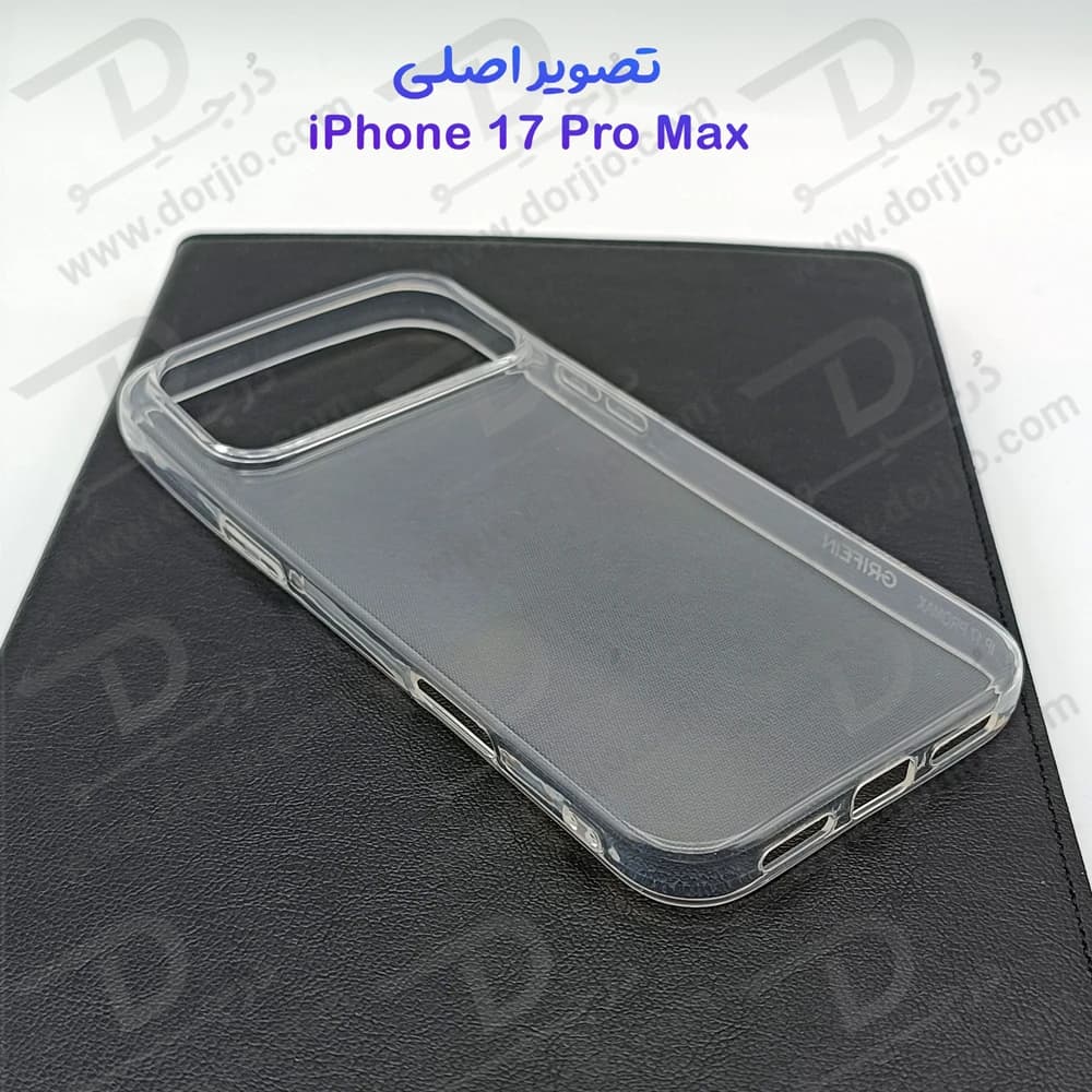 قاب ژله ای شفاف iPhone 17 Pro Max مارک Grifein — تصویر ۸