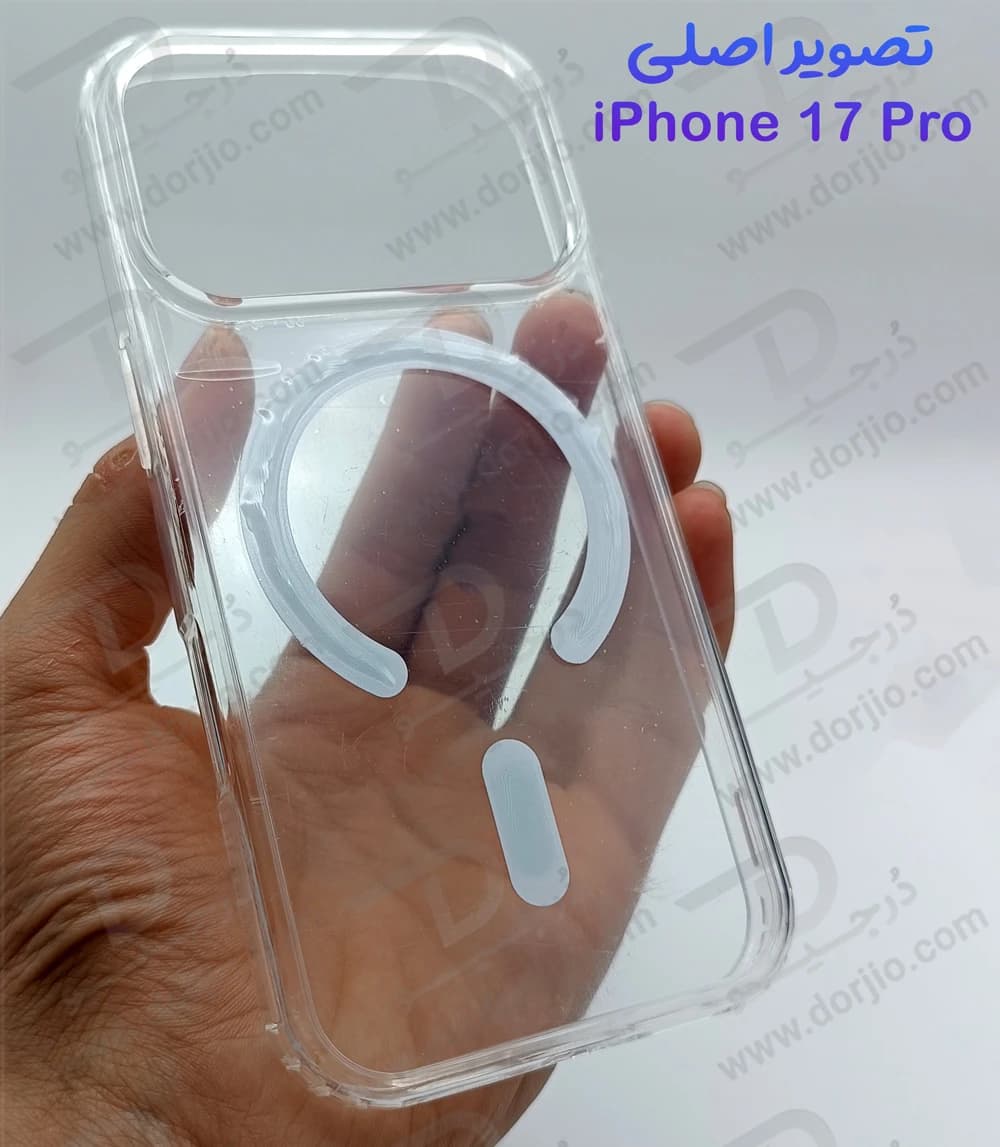 قاب کریستالی شفاف مگنتی iPhone 17 Pro — تصویر ۷