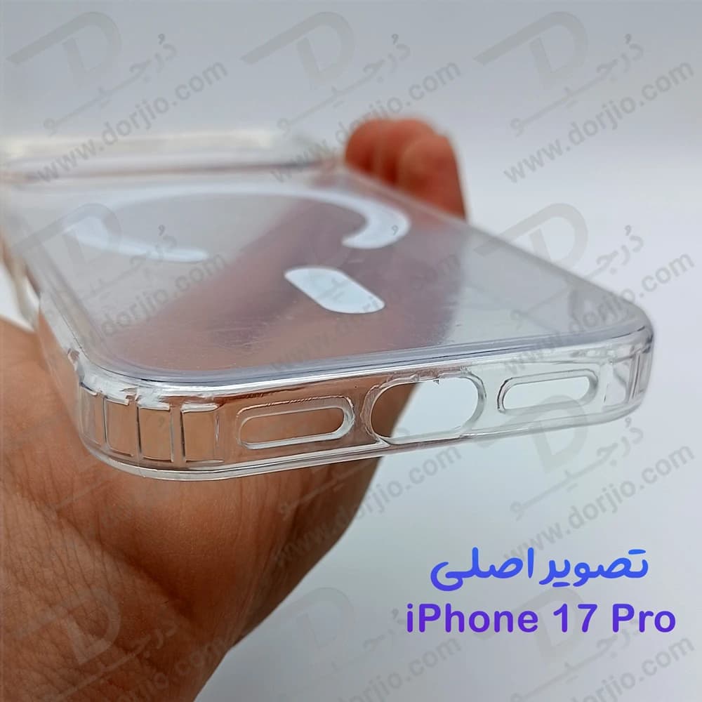 قاب کریستالی شفاف مگنتی iPhone 17 Pro — تصویر ۴