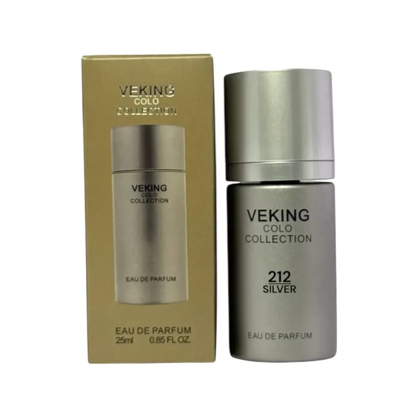 عطر جیبی مردانه ویکینگ مدل 212 سیلور با رایحه خنک حجم 25 میلیلیتر — تصویر ۲