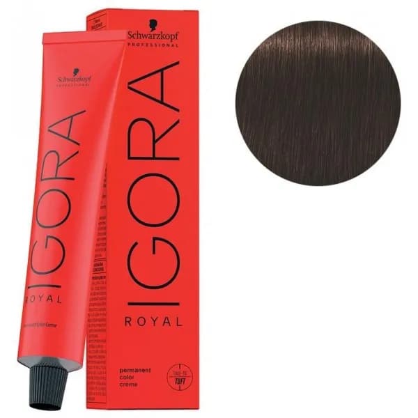 رنگ مو ایگورا (igora) قهوه ای روشن قهوه ای متوسط شماره 4.68