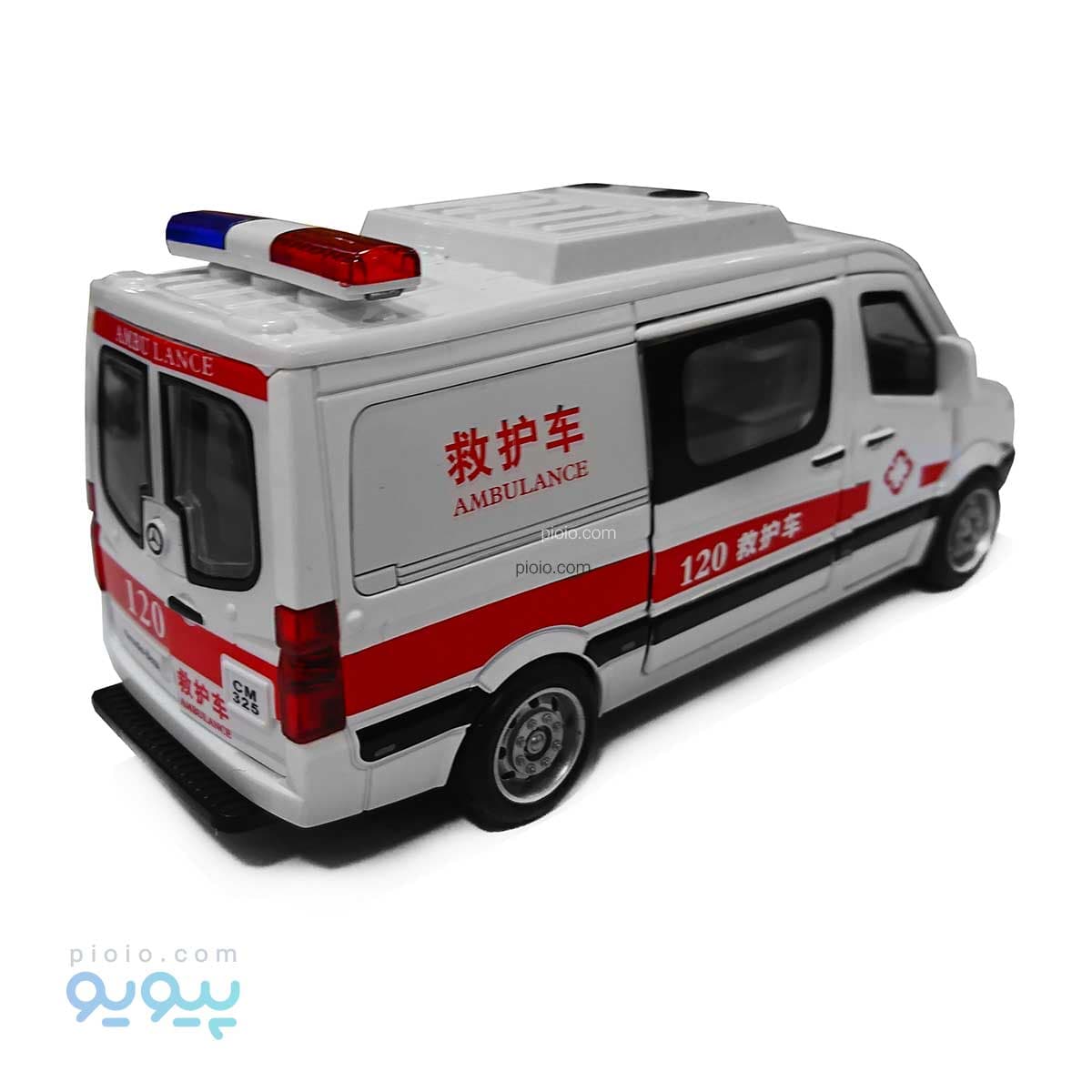ماشین فلزی ون مرسدس بنز پلیس و آمبولانس آیتم M326 عمده و کارتنی — تصویر ۵