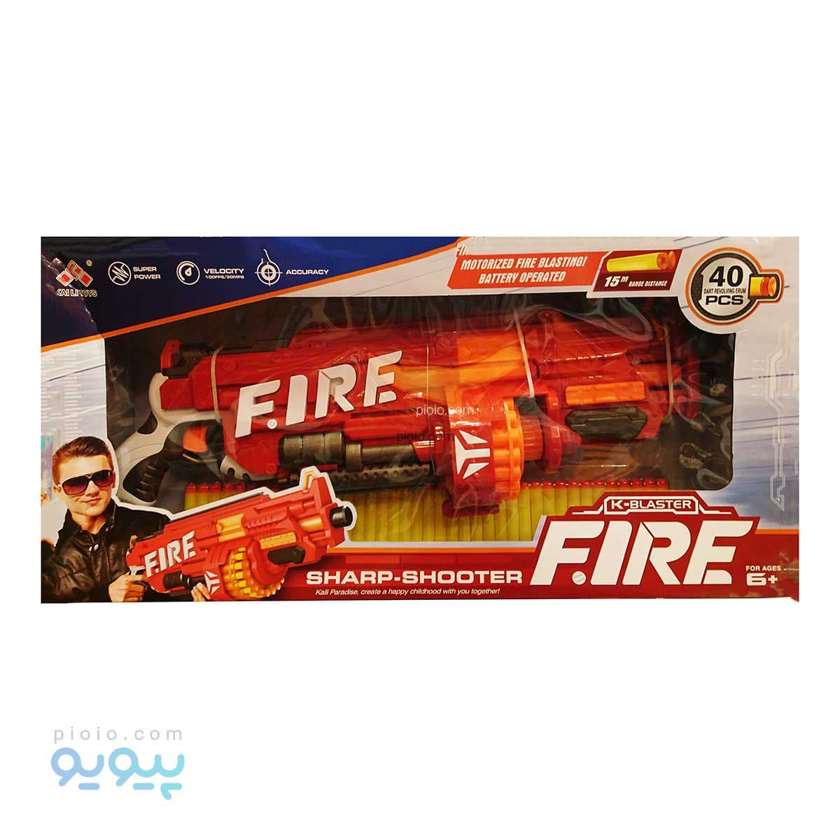تفنگ اسباب بازی F.IRE آیتم SB468A عمده و کارتنی — تصویر ۷