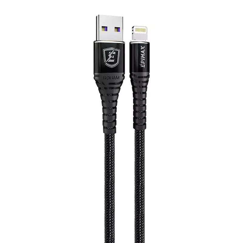 کابل شارژ آیفون پاراگلایدر Epimax EC-12 1.2M — تصویر ۳