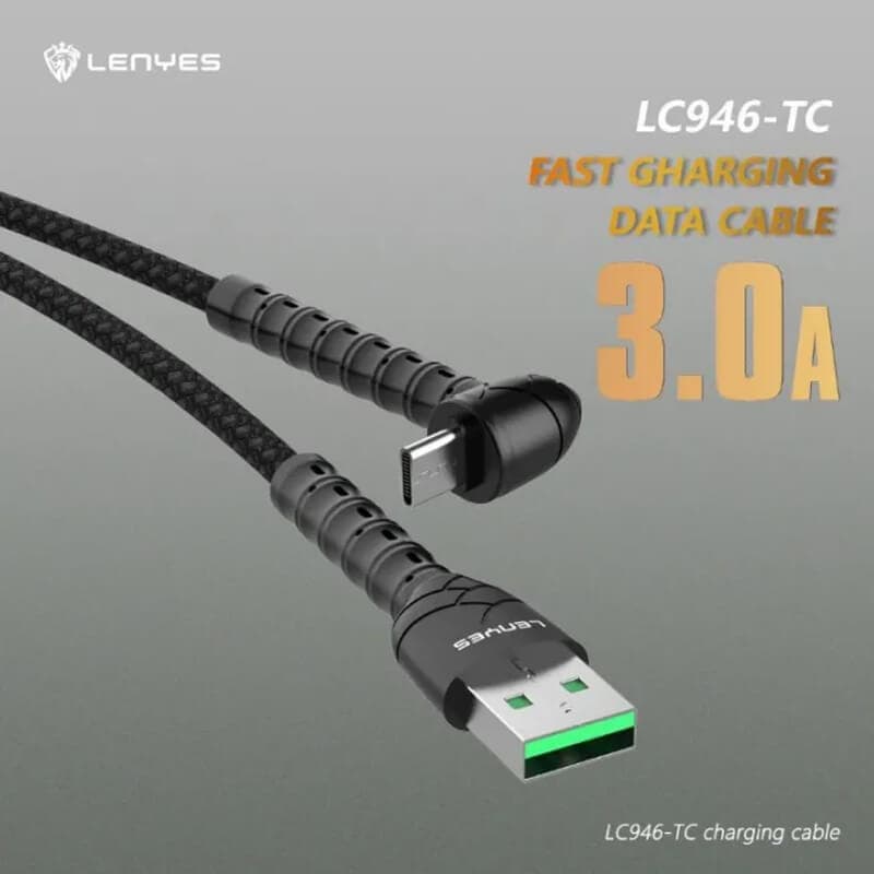کابل شارژ تایپ سی LENYES LC946-TC — تصویر ۵