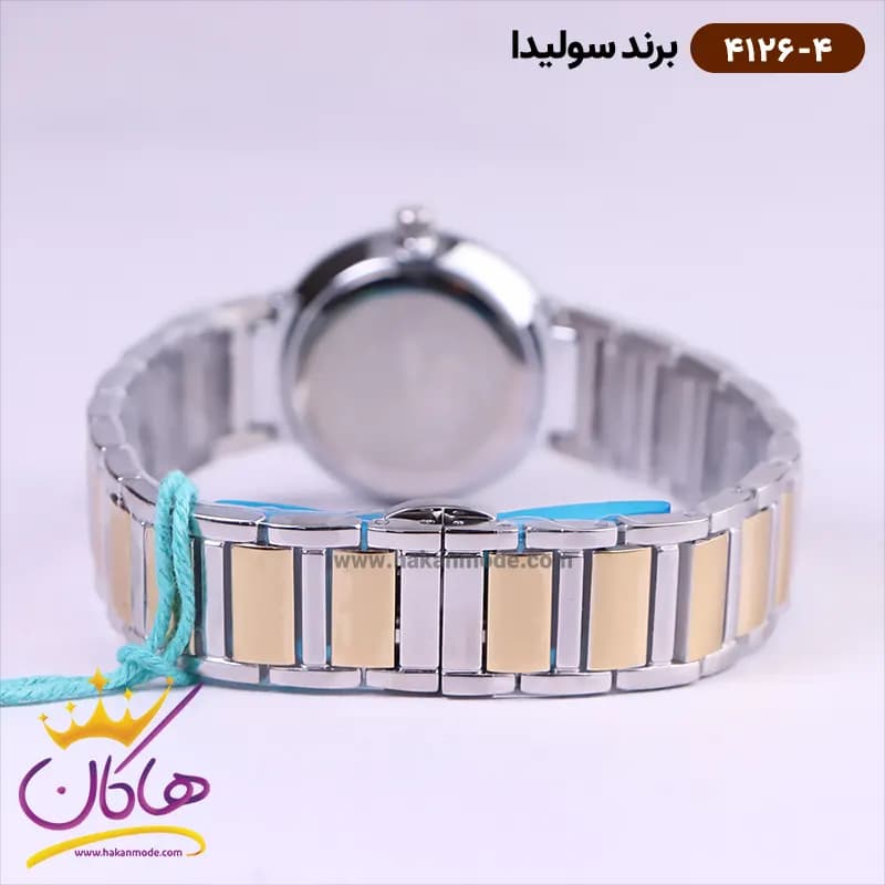 ساعت مچی سولیدا زنانه استیل صفحه سفید 4126/4 — تصویر ۴